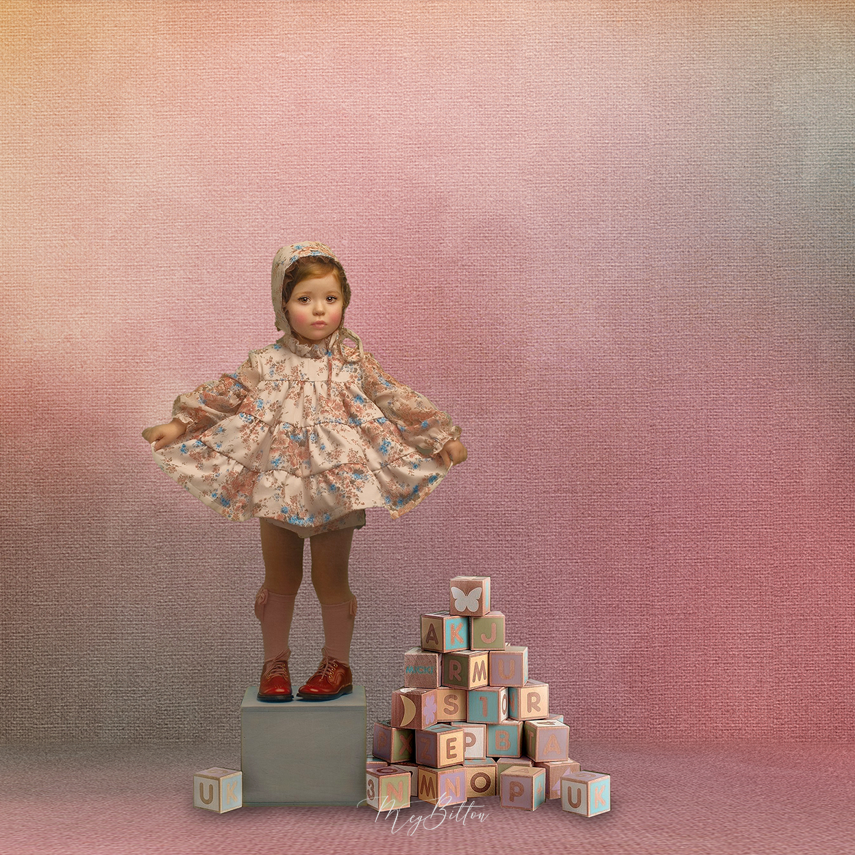 Digital Studio Backdrop: Building Blocks - Meg Bitton Productions