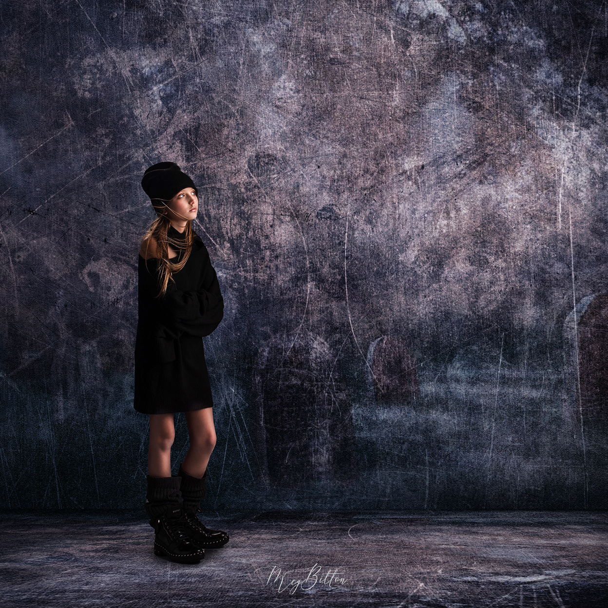 Digital Studio Backdrop: Bump in the Night - Meg Bitton Productions