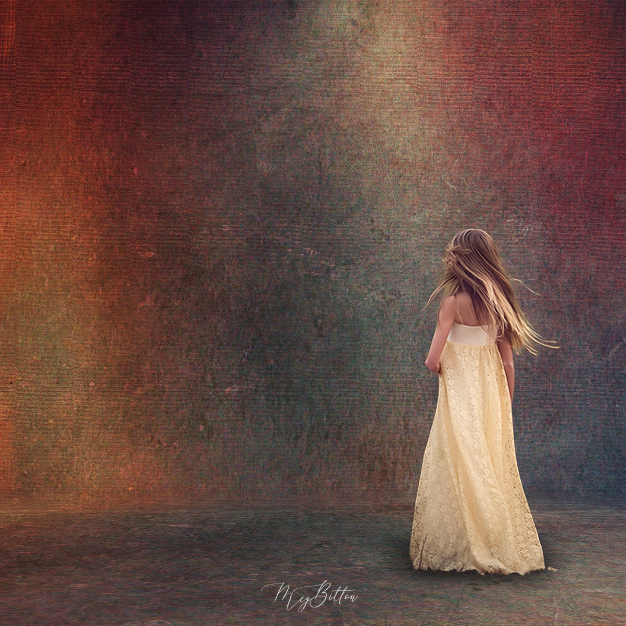 Digital Studio Backdrop: Chocolate Caramel - Meg Bitton Productions