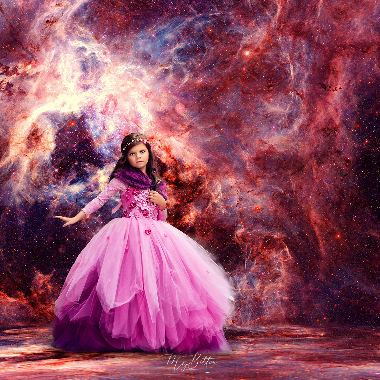 Digital Studio Backdrop: Cosmos - Meg Bitton Productions