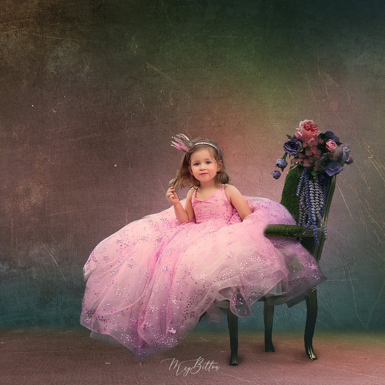 Digital Studio Backdrop: Doll Baby - Meg Bitton Productions