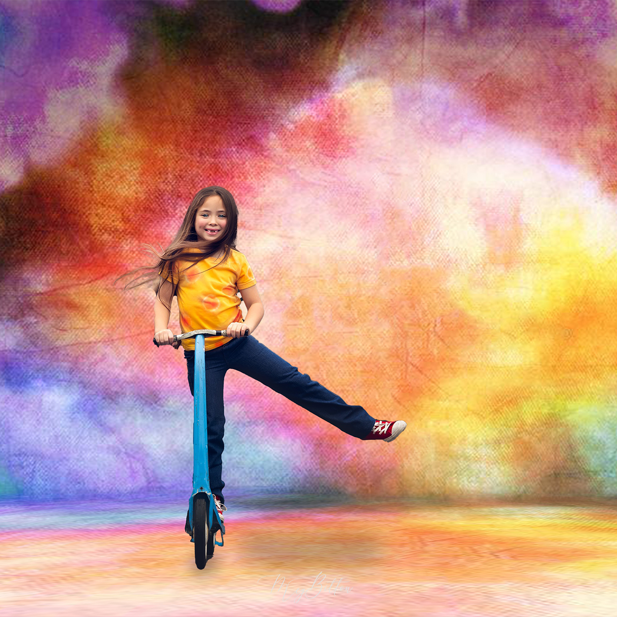 Digital Studio Backdrop: Fun in the Sun - Meg Bitton Productions