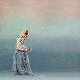 Digital Studio Backdrop: Gentle Blues - Meg Bitton Productions