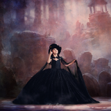 Digital Studio Backdrop: Haunted Cemetery - Meg Bitton Productions