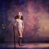 Digital Studio Backdrop: Haunted Garden - Meg Bitton Productions