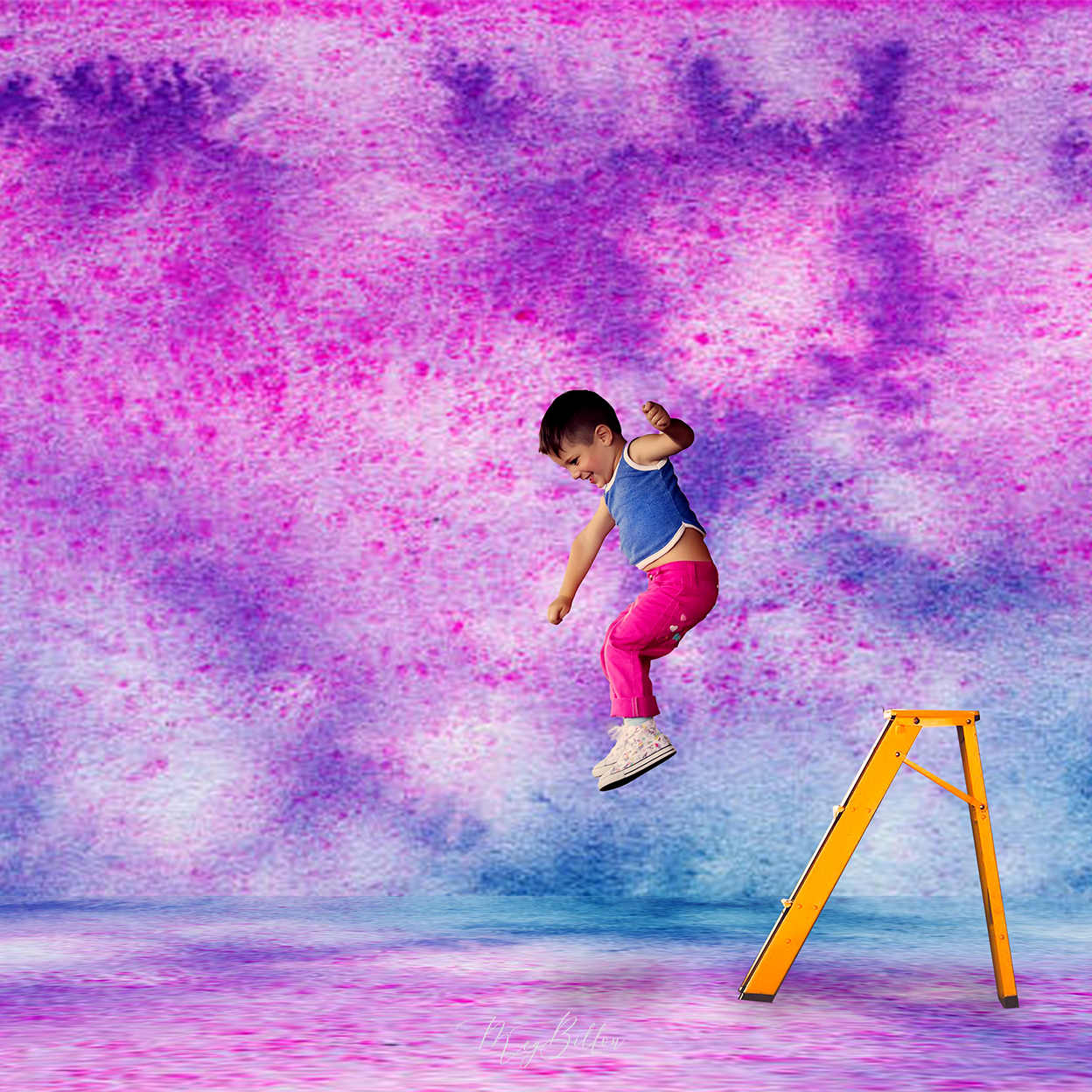 Digital Studio Backdrop: Joy Tie Dye - Meg Bitton Productions