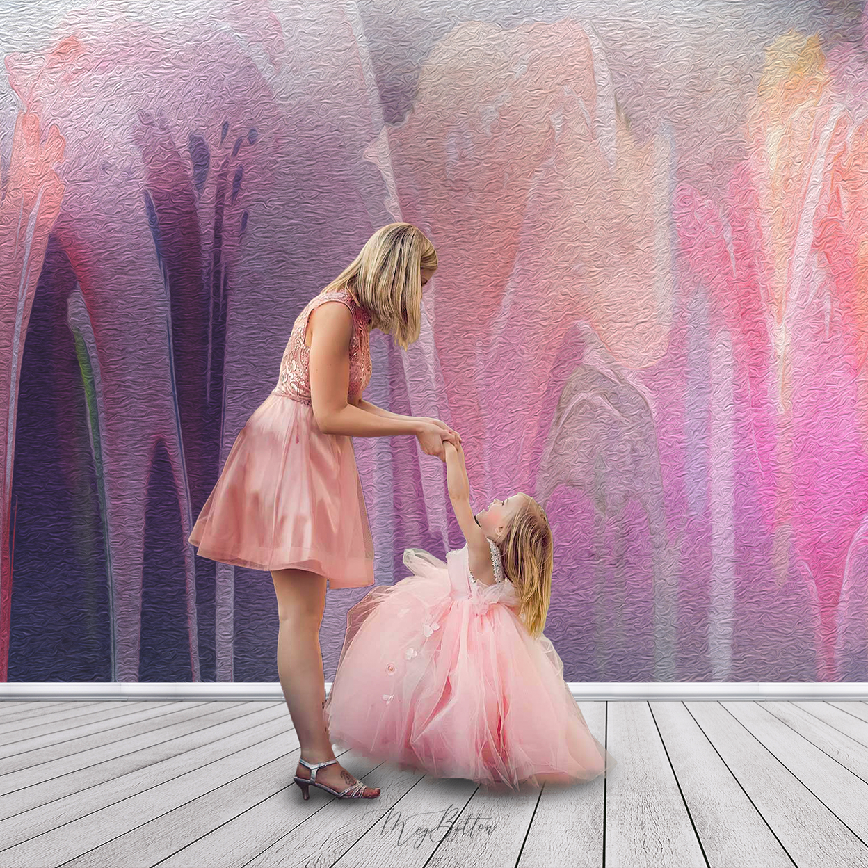 Digital Studio Backdrop: Love and Joy - Meg Bitton Productions