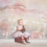 Digital Studio Backdrop: Paris Carousel - Meg Bitton Productions