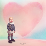 Digital Studio Backdrop: Pastel Heart - Meg Bitton Productions