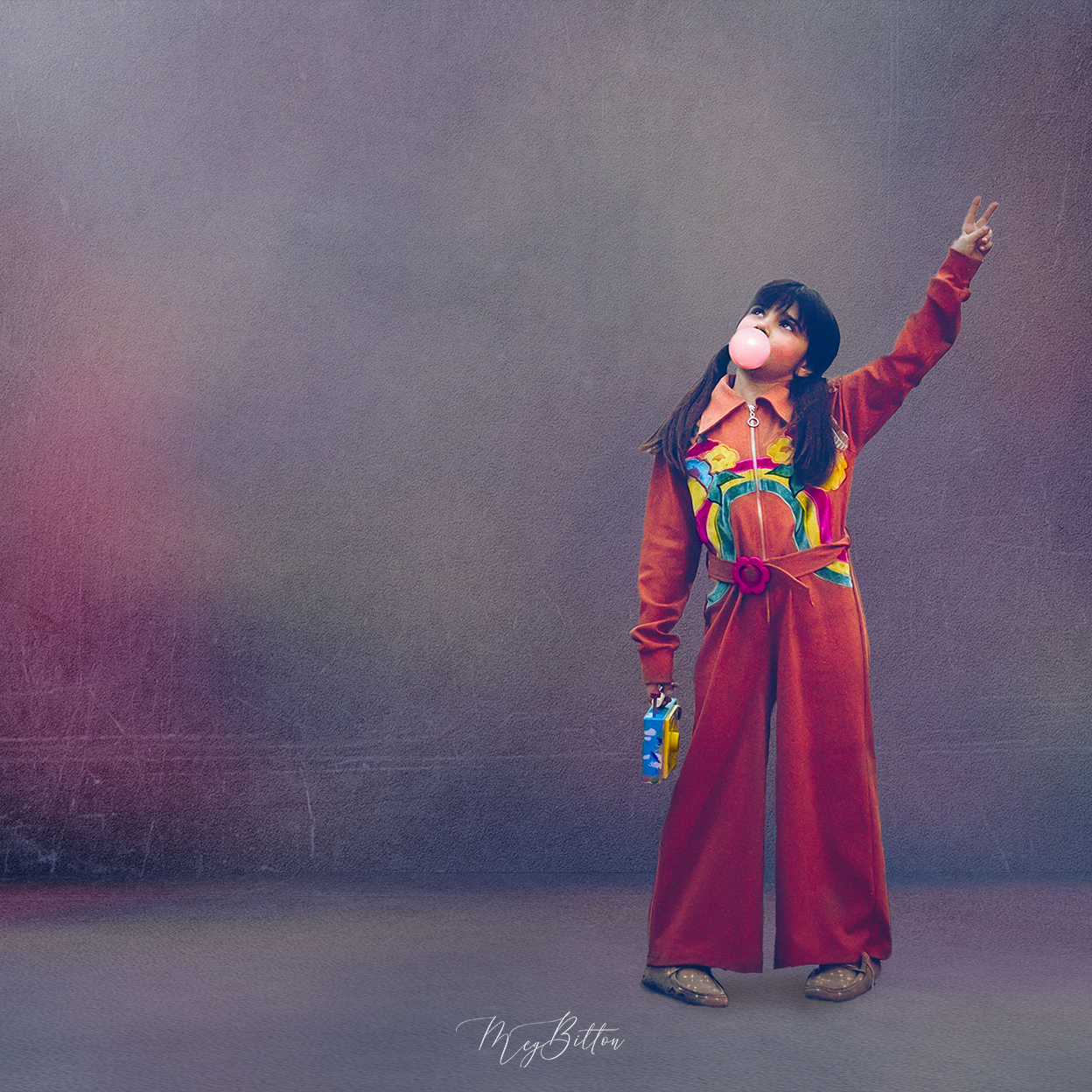 Digital Studio Backdrop: Peace Baby - Meg Bitton Productions