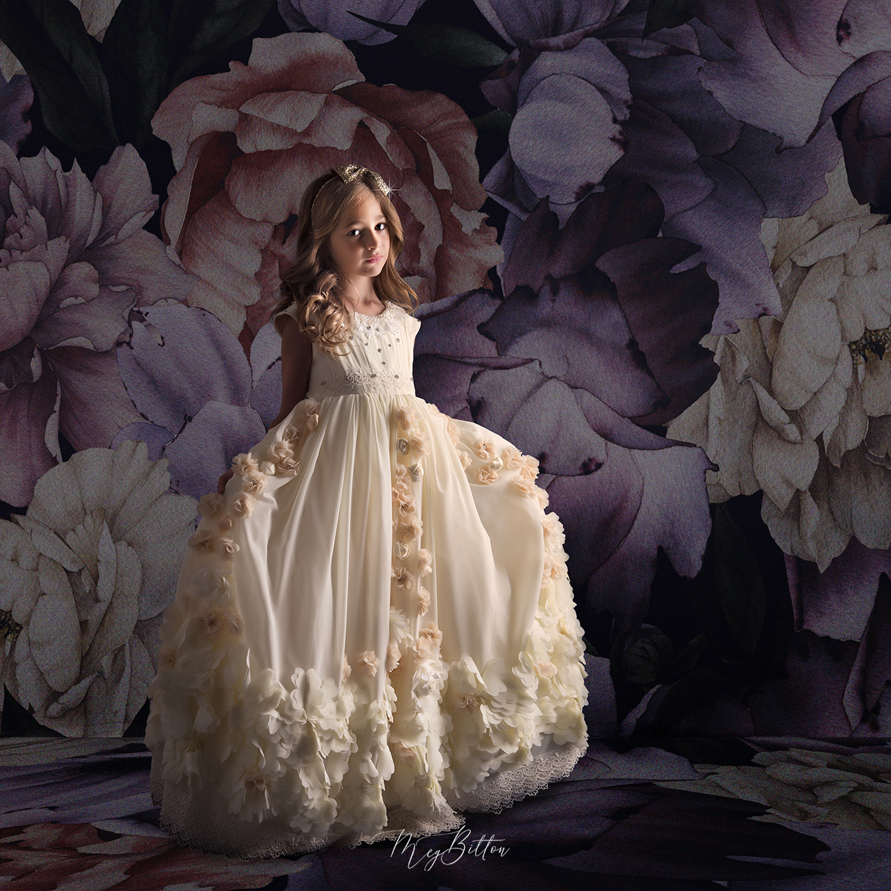 Digital Studio Backdrop: Beautiful Peonies - Meg Bitton Productions