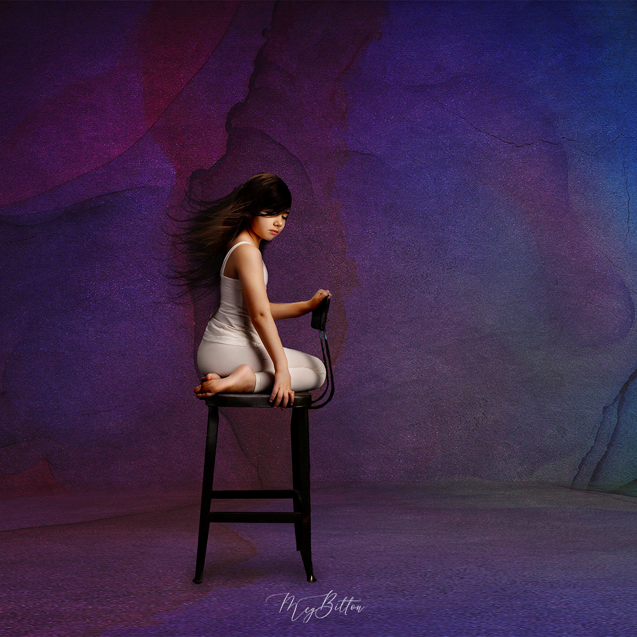 Digital Studio Backdrop: Quiet Moment - Meg Bitton Productions