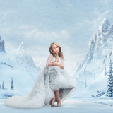 Digital Studio Backdrop: Snowy Ridge - Meg Bitton Productions
