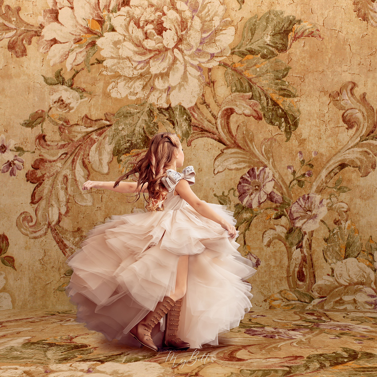 Digital Studio Backdrop: Stunning Sand - Meg Bitton Productions
