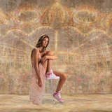 Digital Studio Backdrop: Summer Carousel - Meg Bitton Productions