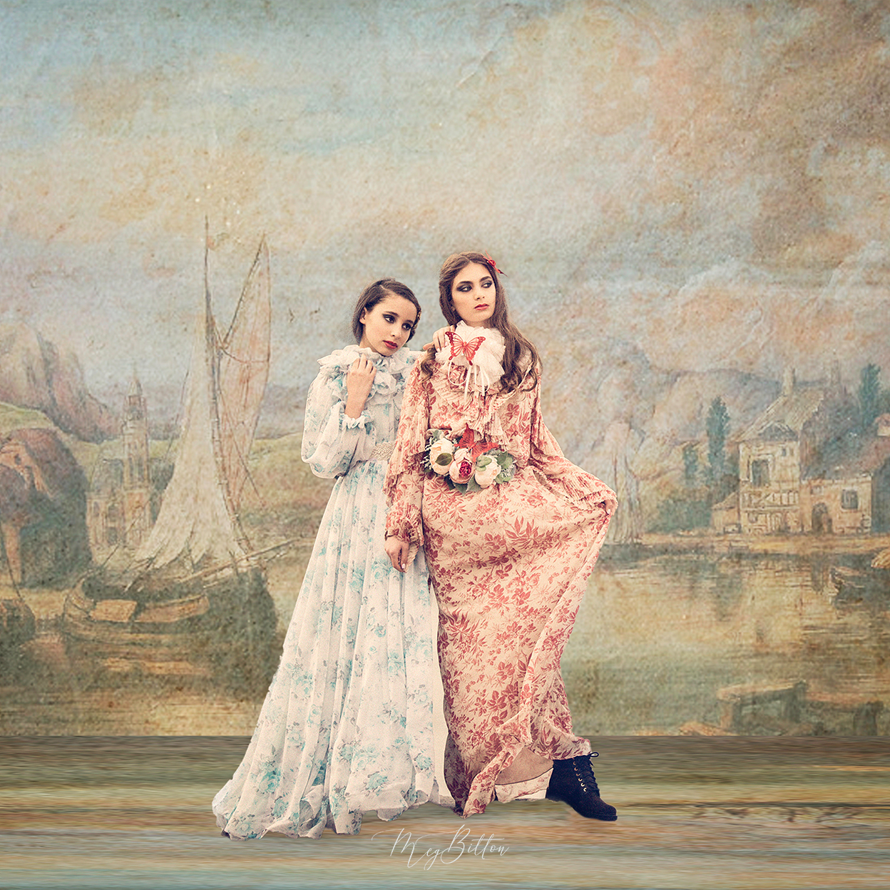 Digital Studio Backdrop: The Harbor - Meg Bitton Productions