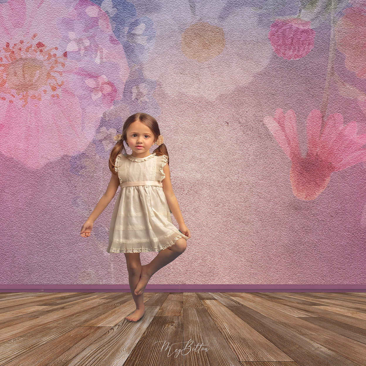 Digital Studio Backdrop: Tiny Dance - Meg Bitton Productions