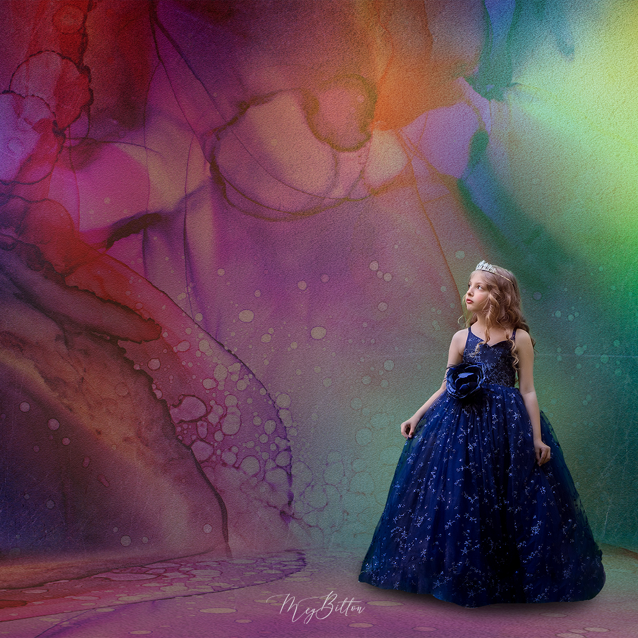 Digital Studio Backdrop: Wings of a Butterfly - Meg Bitton Productions