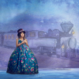 Digital Studio Backdrop: Winter Express - Meg Bitton Productions