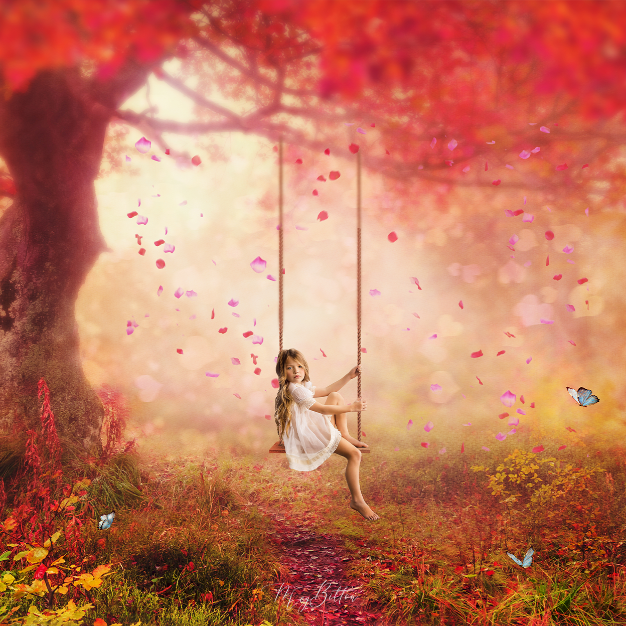 Digital Background: Sweetheart Swing - Meg Bitton Productions