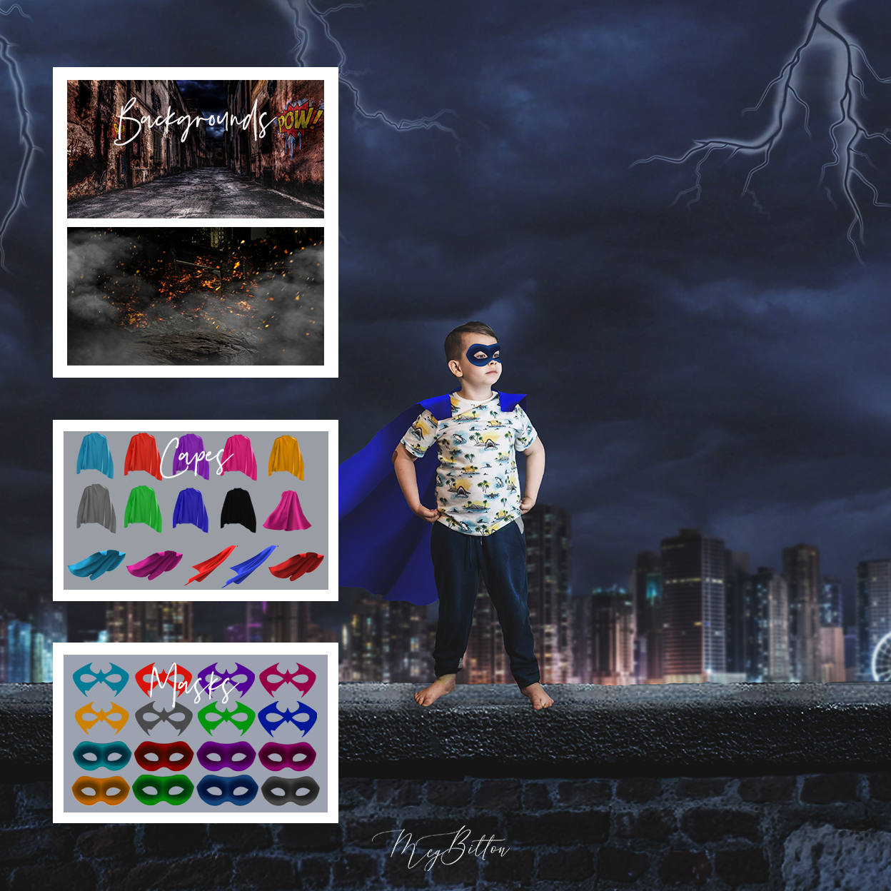The Superhero Composite Tutorial Kit - Meg Bitton Productions