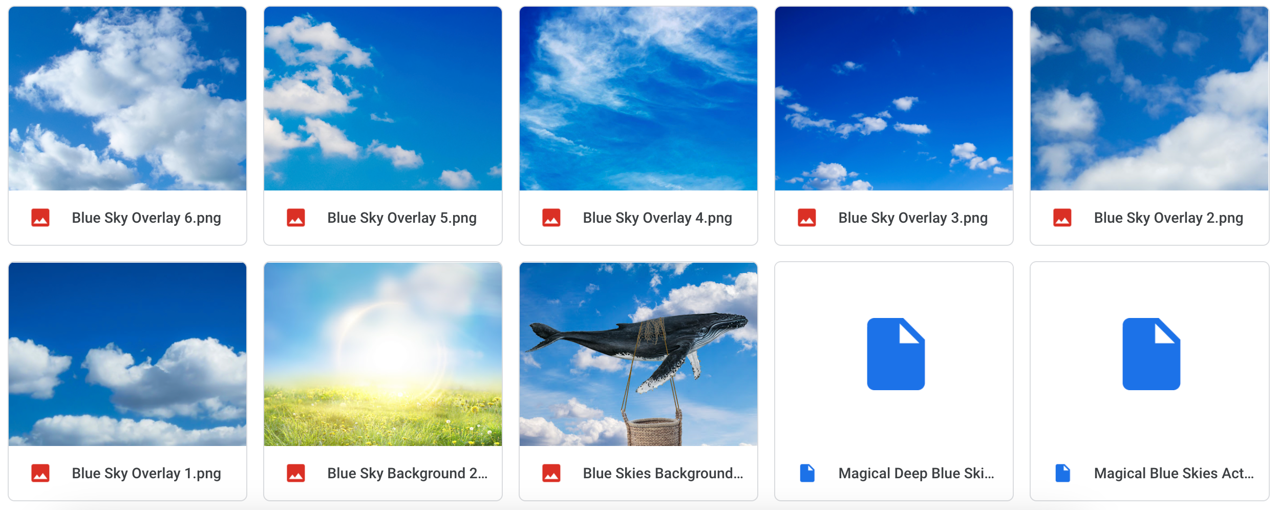 The Blue Skies Bundle - Meg Bitton Productions