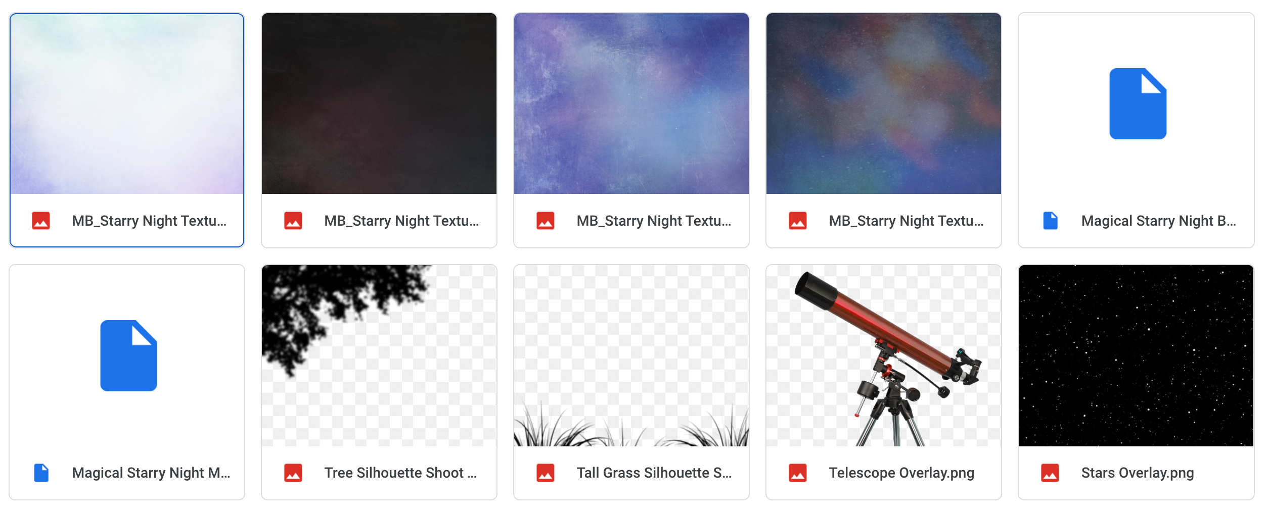 The Starry Night Bundle - Meg Bitton Productions