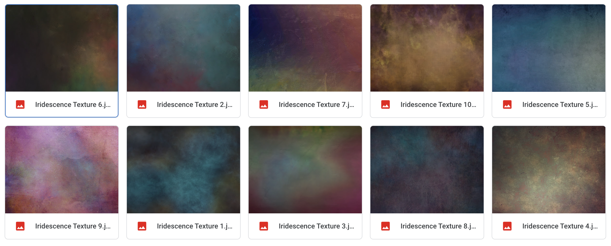 Magical Iridescence Textures - Meg Bitton Productions