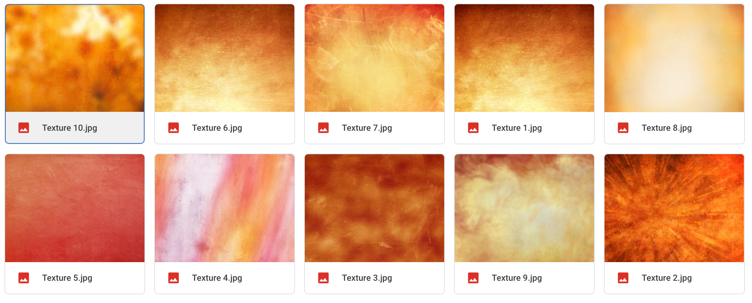 Magical Orange Textures - Meg Bitton Productions