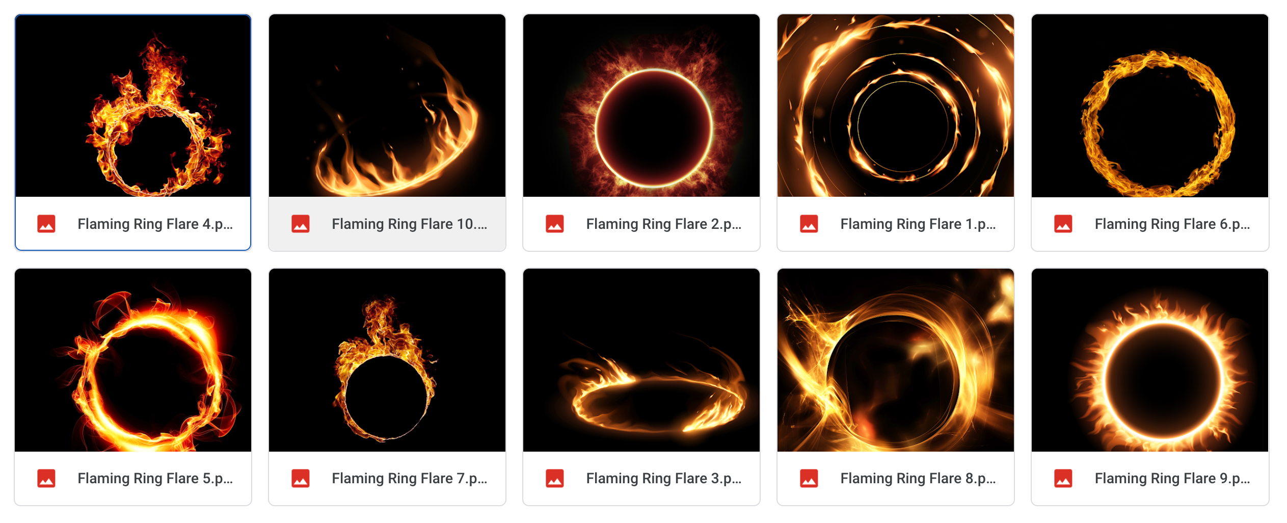 Magical Flaming Ring Flares - Meg Bitton Productions