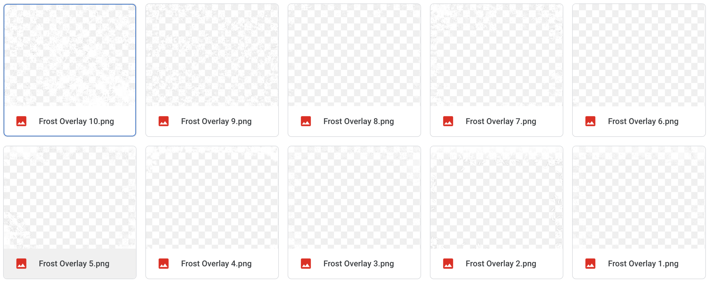 Magical Frost Overlays - Meg Bitton Productions