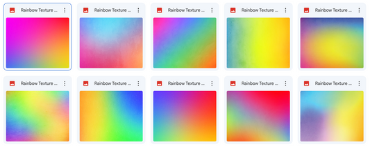 Magical Bright Rainbow Textures - Meg Bitton Productions