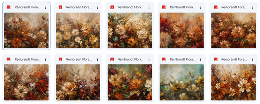Magical Rembrandt Floral Textures - Meg Bitton Productions