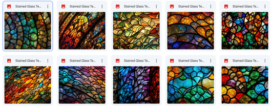 Magical Stained Glass Textures - Meg Bitton Productions