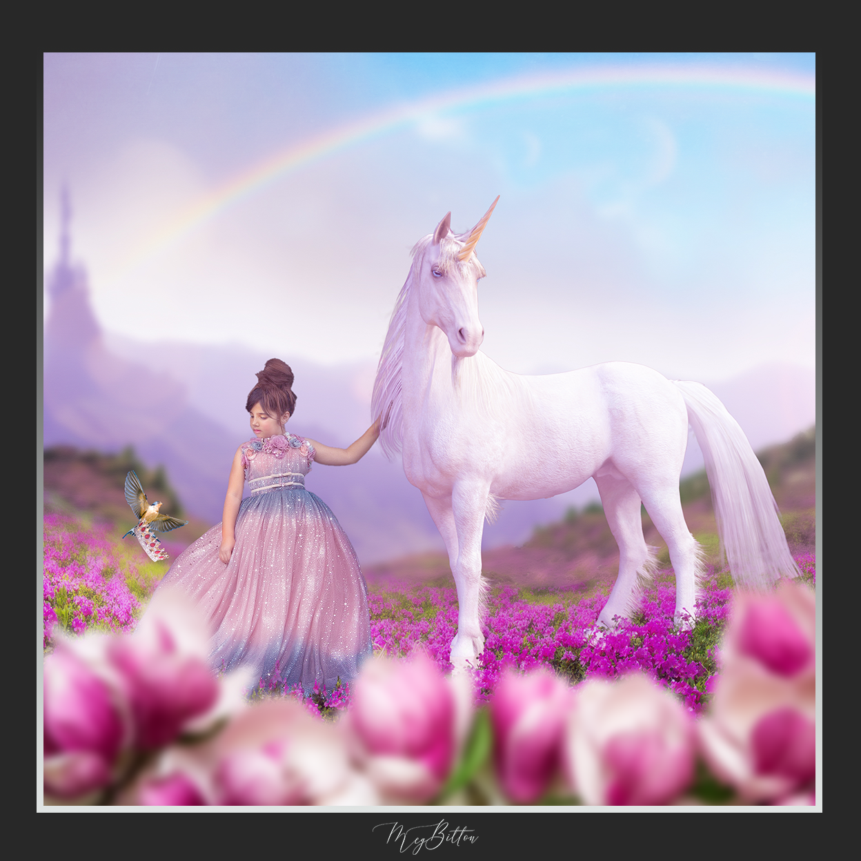 Magical Shoot Through - Flirty Floral - Meg Bitton Productions