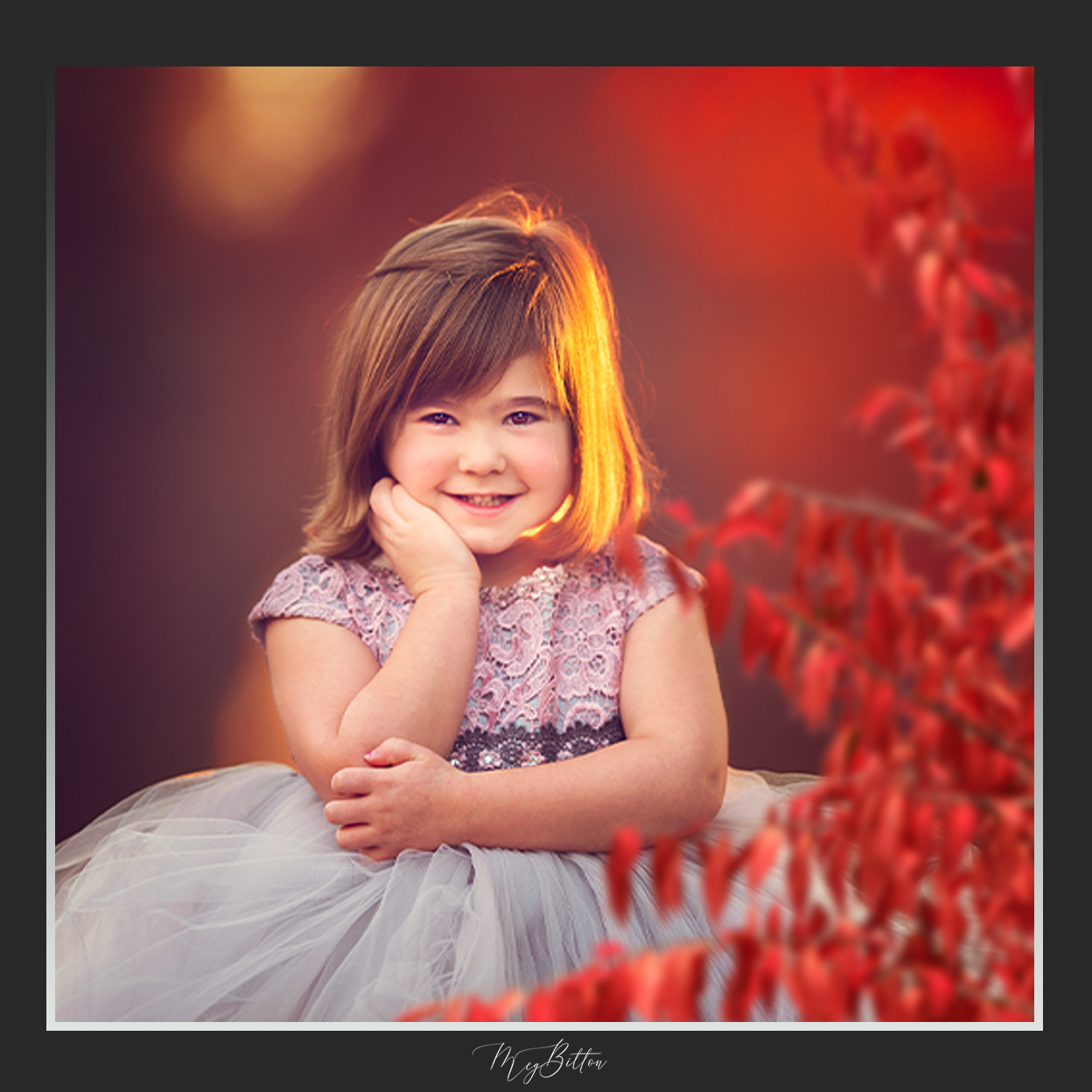 Magical Shoot Through - Branches of Red - Meg Bitton Productions