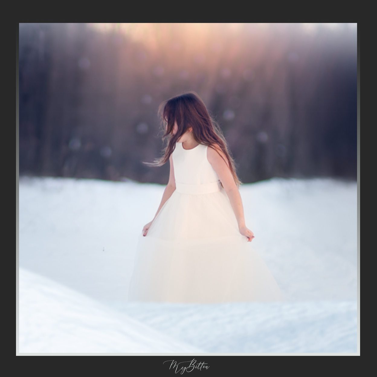 Magical Shoot Through - Snowy Drift - Meg Bitton Productions