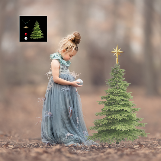 Mixer Brush: Christmas Tree Kit - Meg Bitton Productions