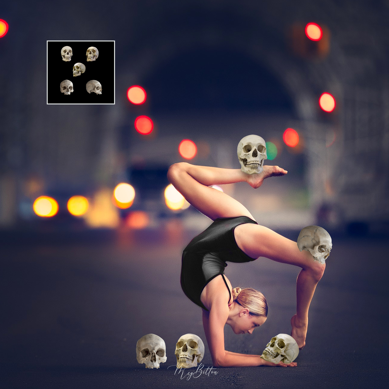 Mixer Brush: Skulls - Meg Bitton Productions