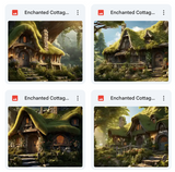 Enchanted Cottage Background Bundle