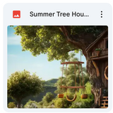 Summer Tree House Background Bundle