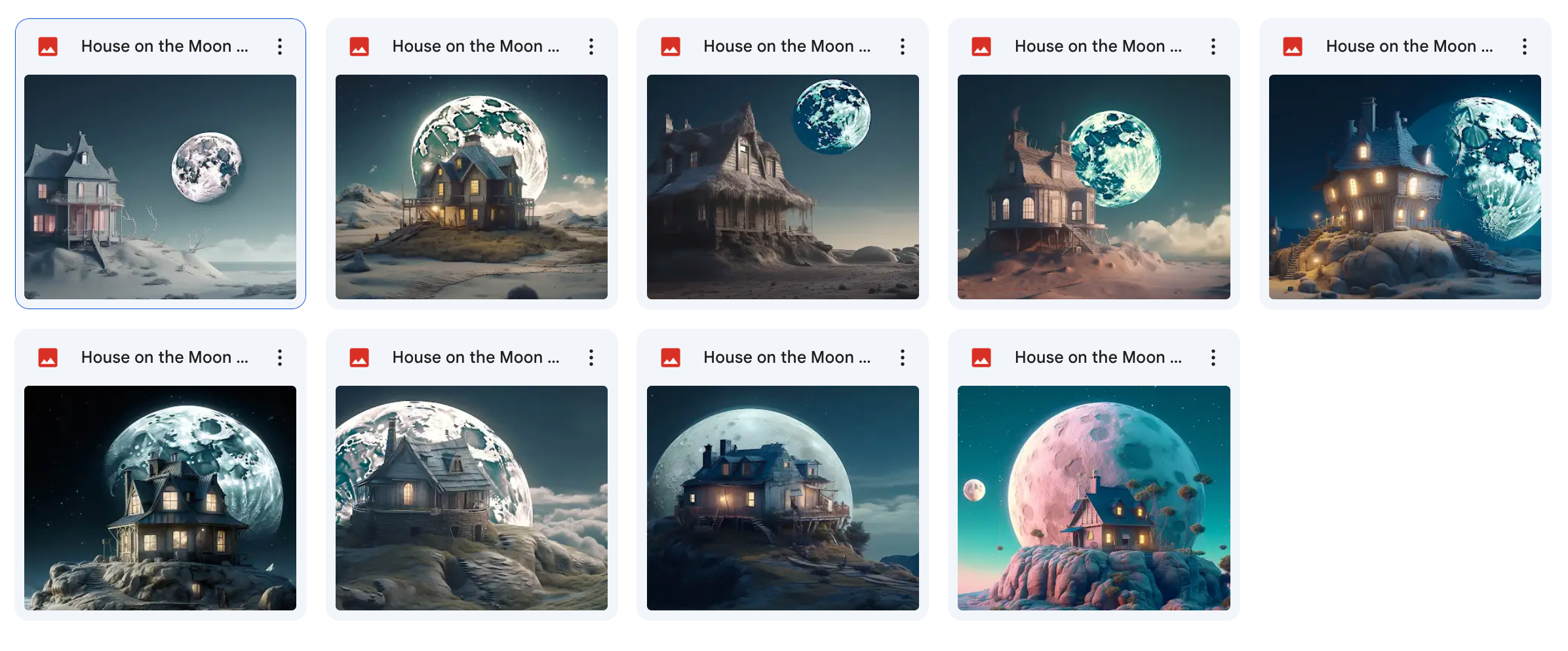 House on the Moon Background Bundle - Meg Bitton Productions