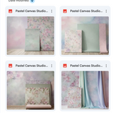 Pastel Canvas Studio Background Bundle