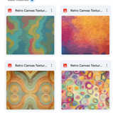 Magical Retro Canvas Textures