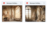 Ultimate Baroque Holiday Room Background Bundle