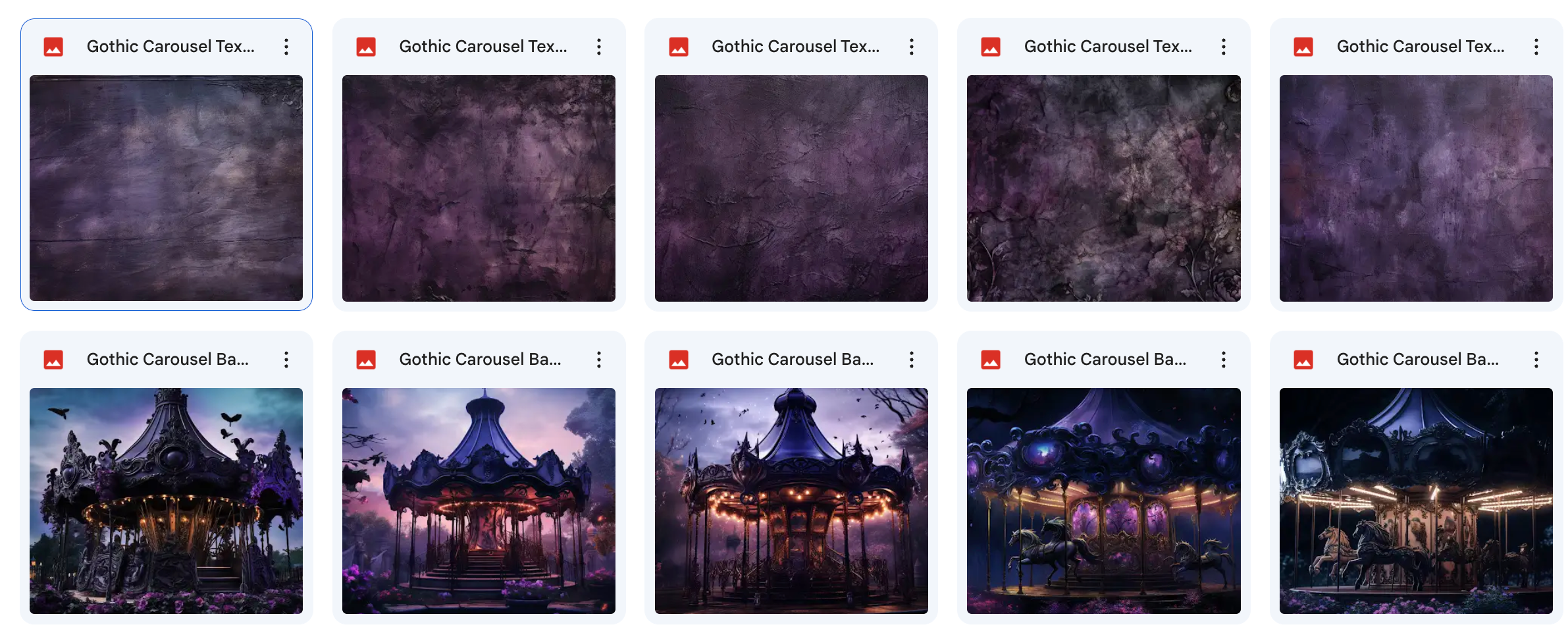 Gothic Carousel Bundle - Meg Bitton Productions