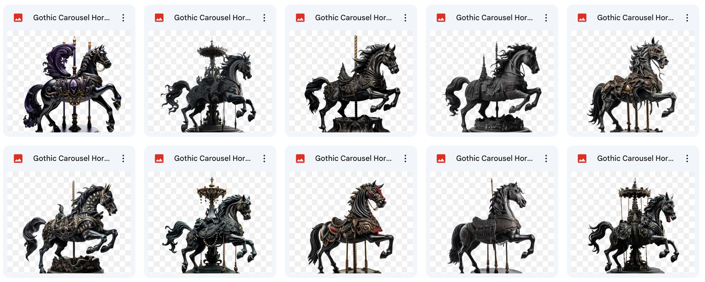 Gothic Carousel Bundle - Meg Bitton Productions