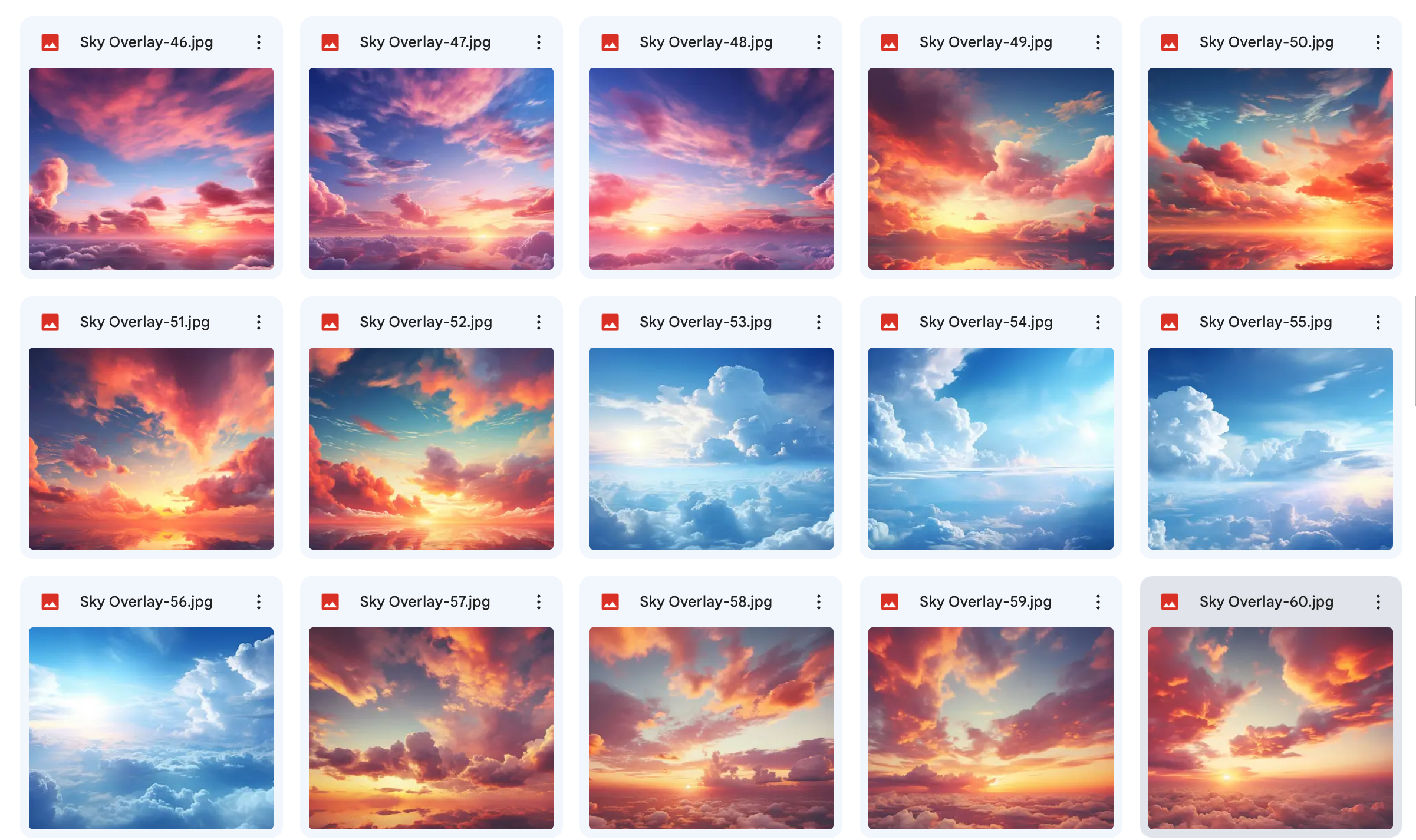 Ultimate Sky Asset Pack - Meg Bitton Productions