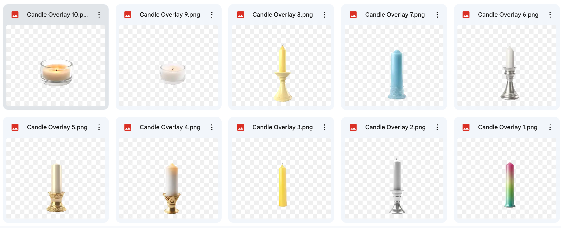 Magical Tisha B'Av Candle Asset Pack - Meg Bitton Productions