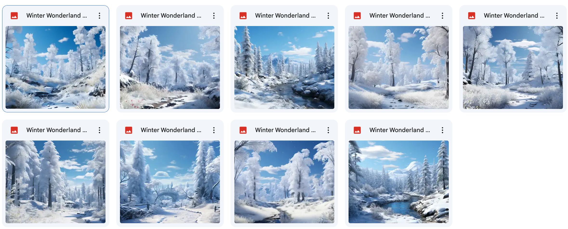 Winter Wonderland Background Bundle - Meg Bitton Productions